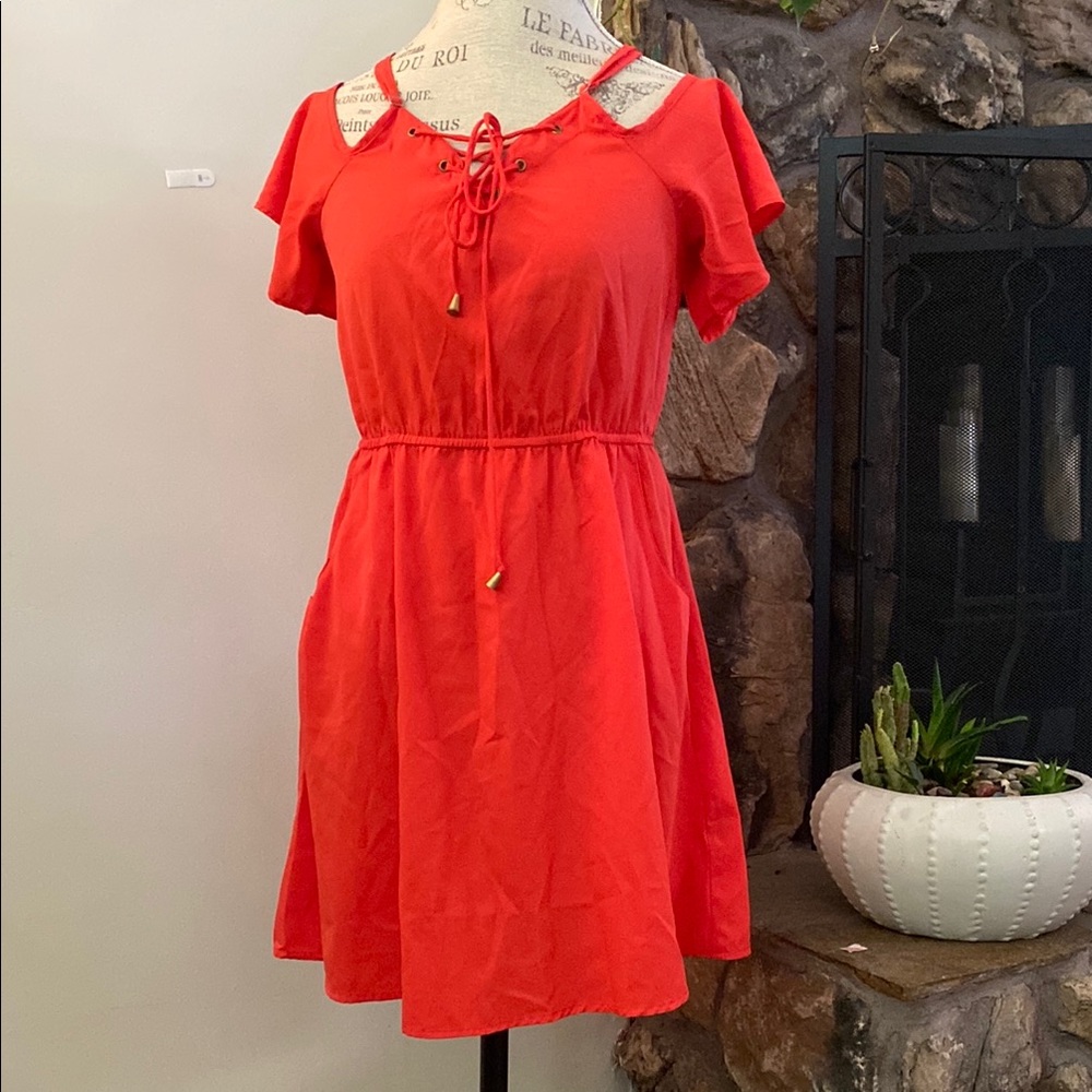 Speed Control Vibrant Red Mini Dress